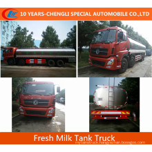 Dongfeng 8X4 30cbm Fresh Milk Tank Truck